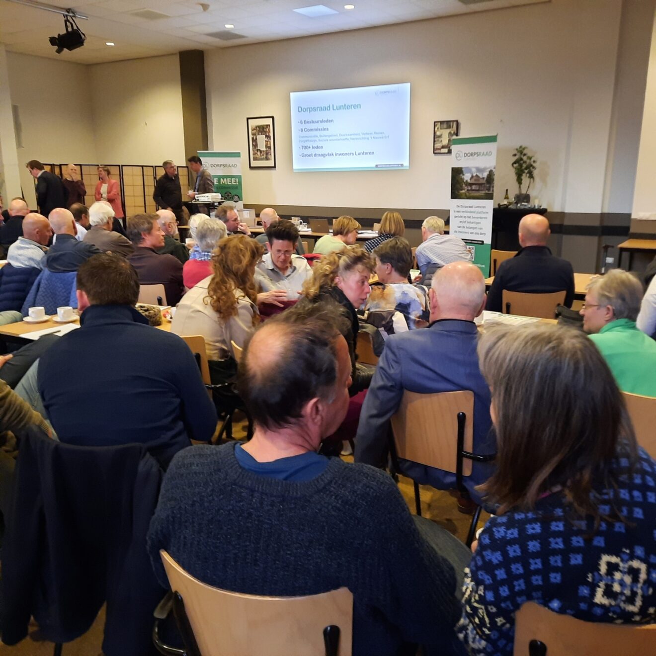Grote opkomst bij openbare bijeenkomst Dorpsraad Lunteren