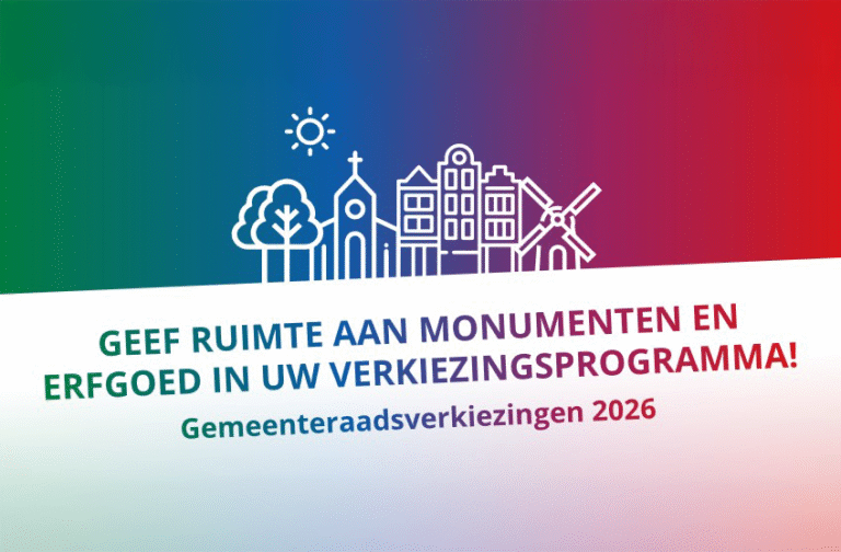 Erfgoedpamflet: Gemeenteraadsverkiezingen 2026