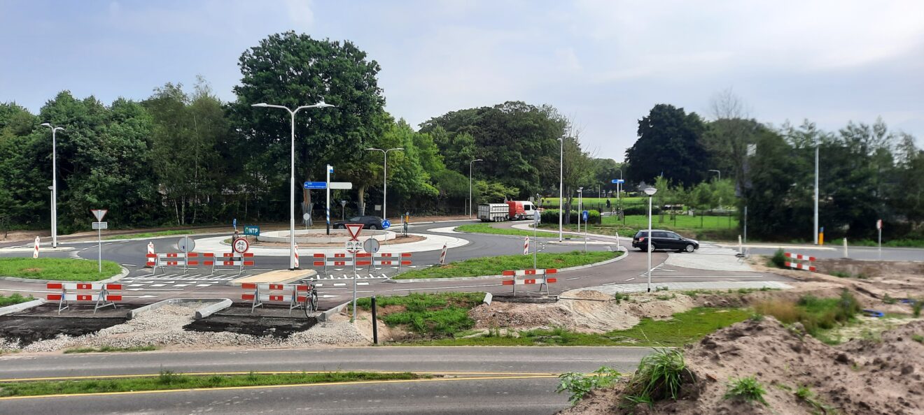 College verwacht geen problemen nieuwe rotonde Westzoom/Postweg Lunteren