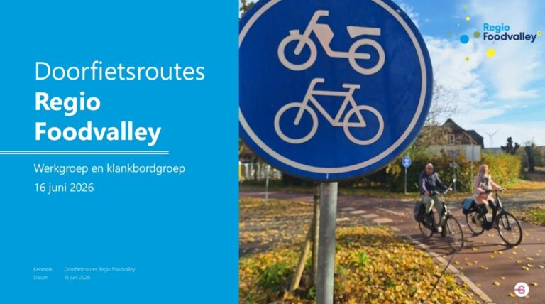 Verslag klankbordbijeenkomst Doorfietsroutes rond Lunteren